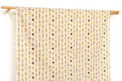 Japanese Fabric Icecream Cats - A - 50cm