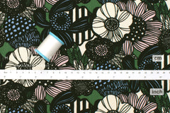 Japanese Fabric Wild Floral - B - 50cm