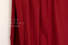 Japanese Fabric Momiji Tsumugi Washed Dobby - aka - 50cm