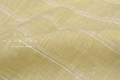 DEADSTOCK Japanese Fabric 100% Linen Stripes - 3 - 50cm