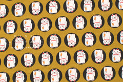 Japanese Fabric Maneki Neko - B - 50cm