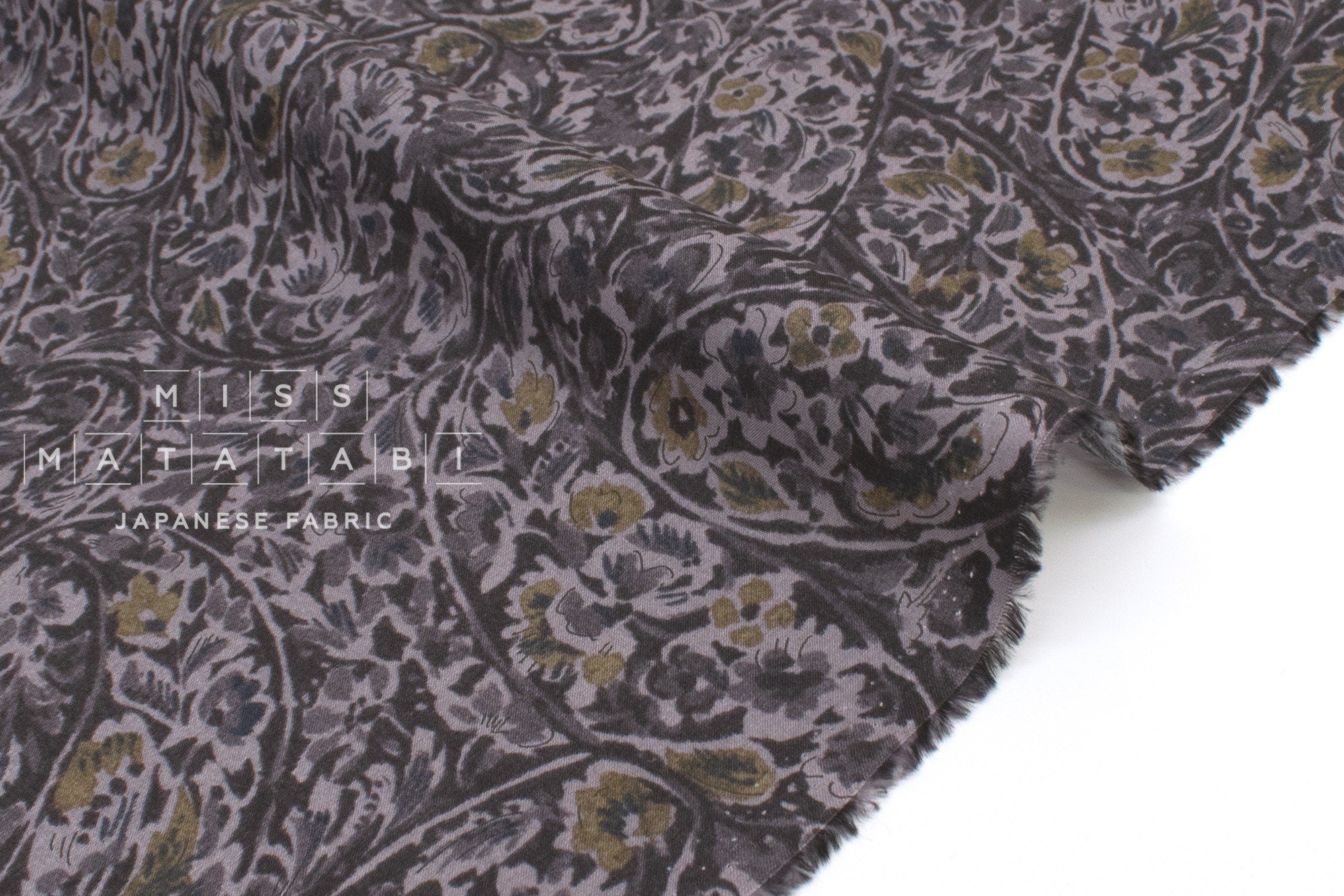 DEADSTOCK Japanese Fabric A Dark Night - E - 50cm