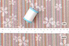 DEADSTOCK Japanese Fabric Sakura Stripe - A - 50cm