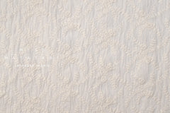 Japanese Fabric Shokunin Collection Sun-Dried Embroidered Cotton Lawn - white - 50cm