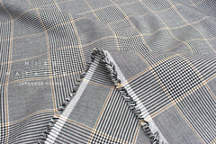 DEADSTOCK Japanese Fabric Yarn Dyed Glen Plaid - 50cm