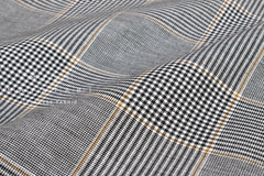 DEADSTOCK Japanese Fabric Yarn Dyed Glen Plaid - 50cm