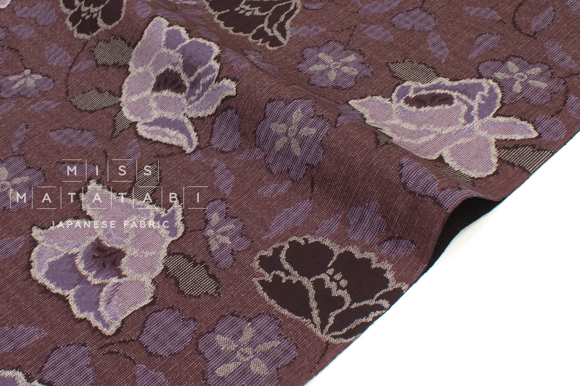 Japanese Fabric Hana Chirashi Tsumugi - E - 50cm