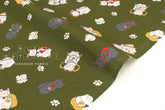 Japanese Fabric Seven Lucky Cats - D - 50cm