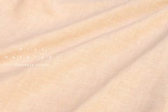 DEADSTOCK Japanese Fabric Soft Linen Blend Double Gauze - pale apricot - 50cm