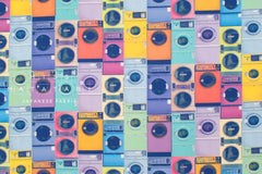 Japanese Fabric At the Laundromat - 50cm