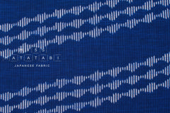 Shokunin Collection Kurume Kasuri Naname Seigaiha - 50cm