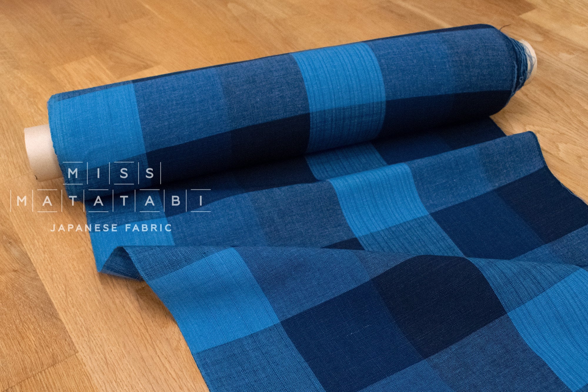 Shokunin Collection Kurume Kasuri Aizome Muraito - 50cm