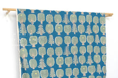 DEADSTOCK Japanese Fabric Trees Linen Blend - E - 50cm