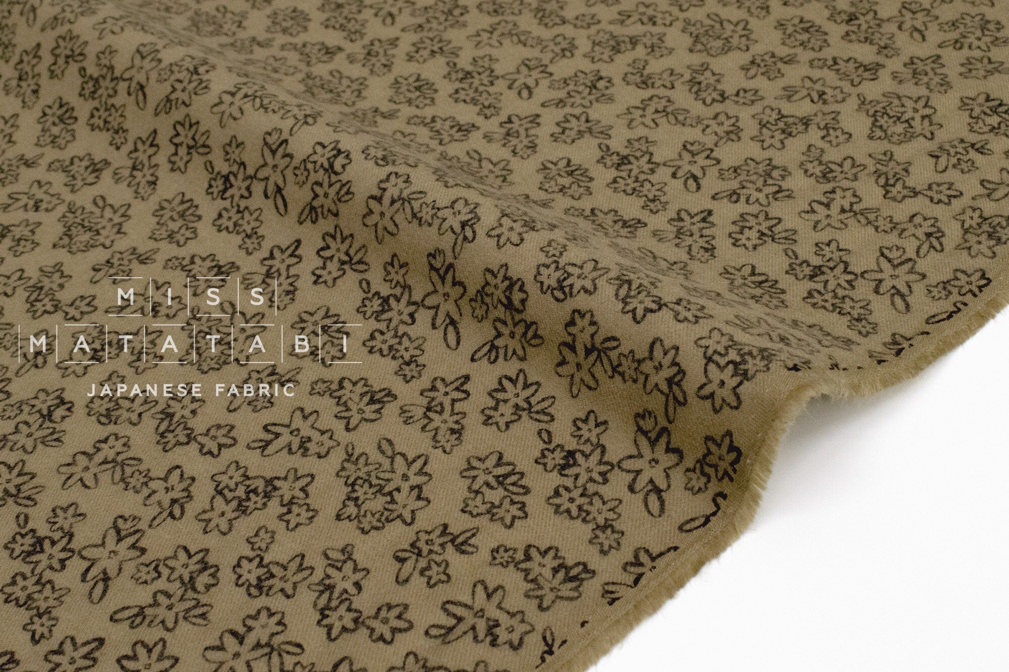DEADSTOCK Japanese Fabric Mally - C - 50cm