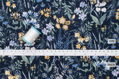 DEADSTOCK Japanese Fabric Heather - E - 50cm