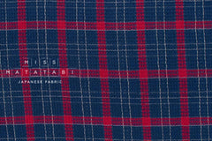 DEADSTOCK - Japanese Fabric Yarn-Dyed Waffle Plaid - 50cm