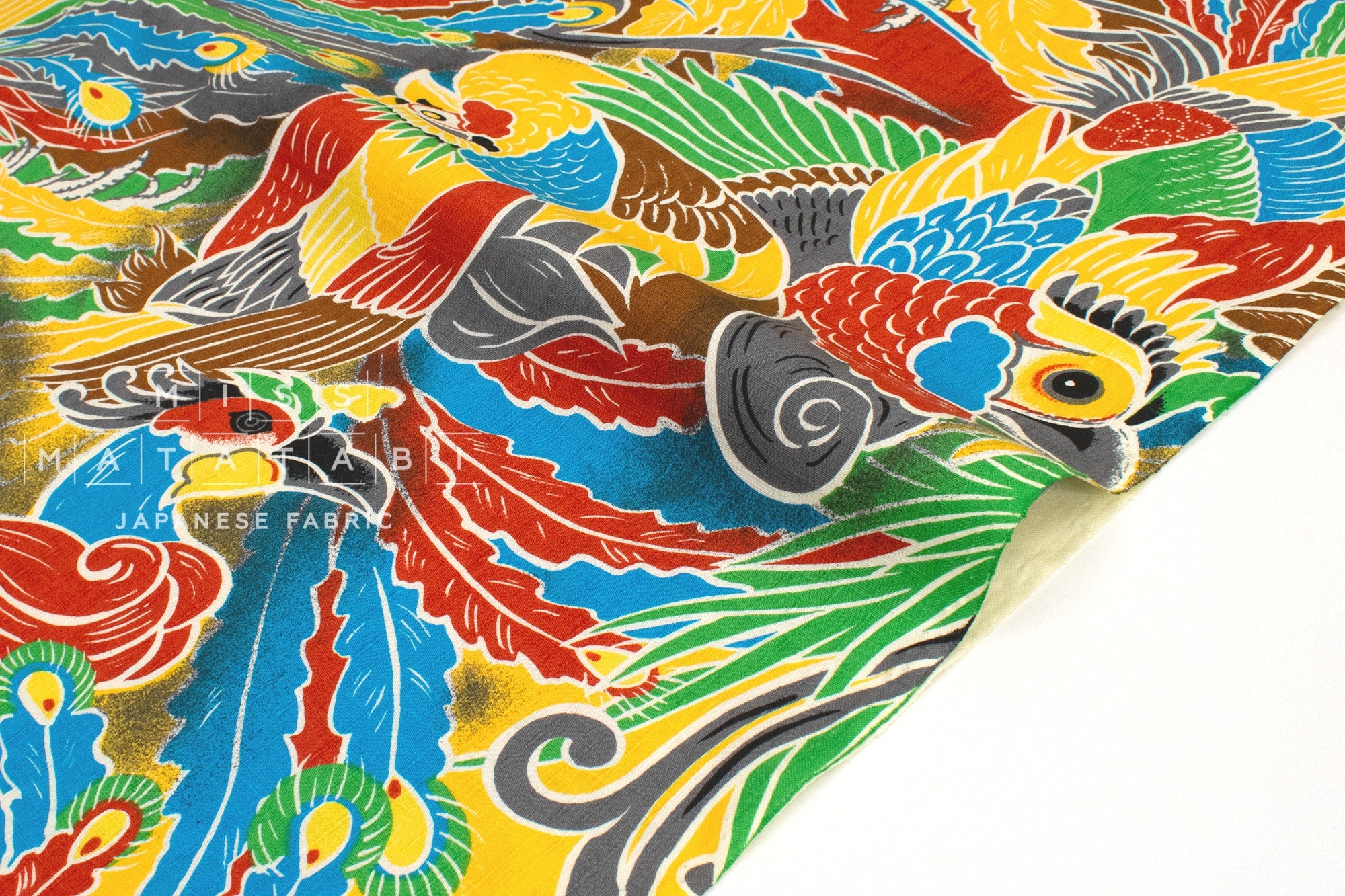 Japanese Fabric The Phoenix - A - 50cm