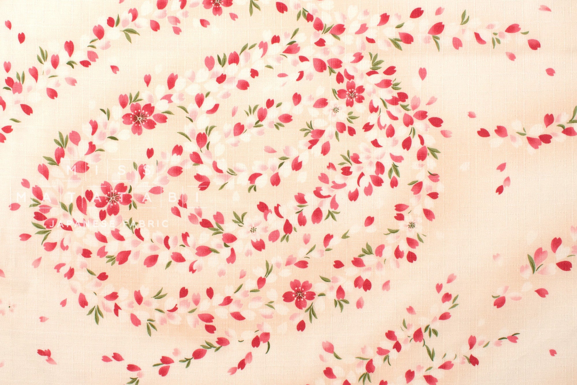 Japanese Fabric The Sakura River - A - 50cm