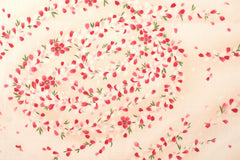 Japanese Fabric The Sakura River - A - 50cm