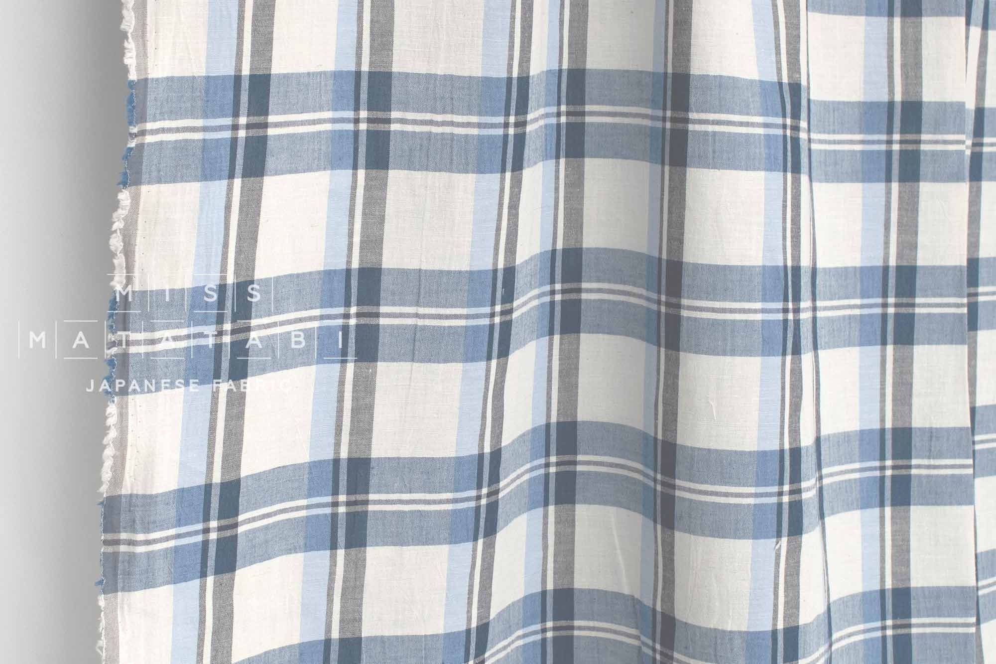 DEADSTOCK Japanese Fabric Yarn Dyed Cotton Collection - 9 - 50cm