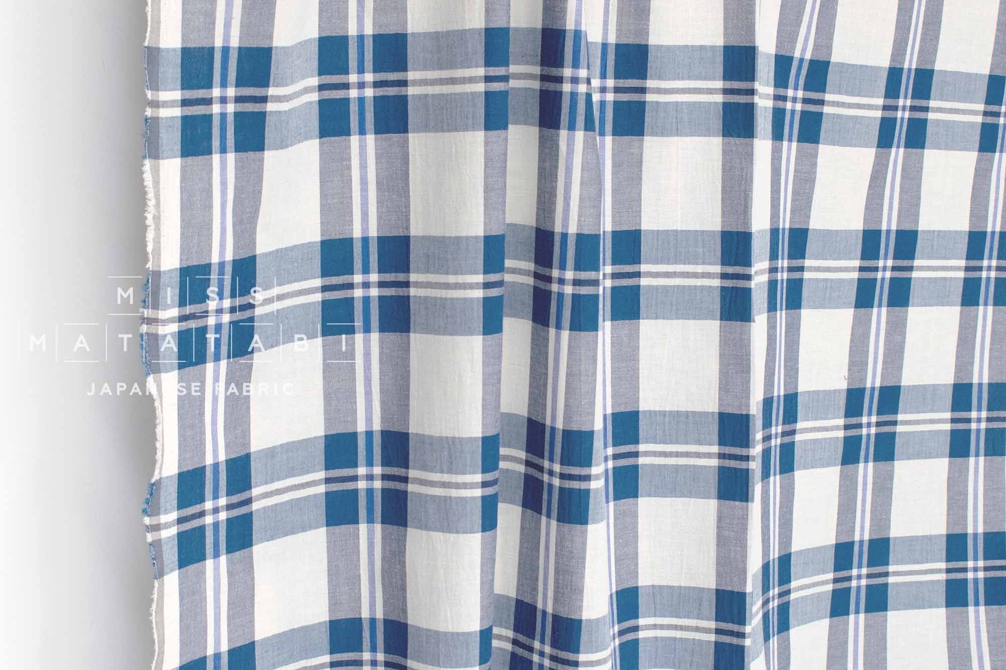 DEADSTOCK Japanese Fabric Yarn Dyed Cotton Collection - 10 - 50cm