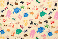 Japanese Fabric Let's Get Ready - A - 50cm