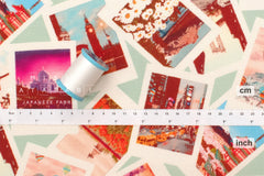 Japanese Fabric Travel Polaroids - A - 50cm