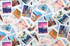 Japanese Fabric Travel Polaroids - B - 50cm