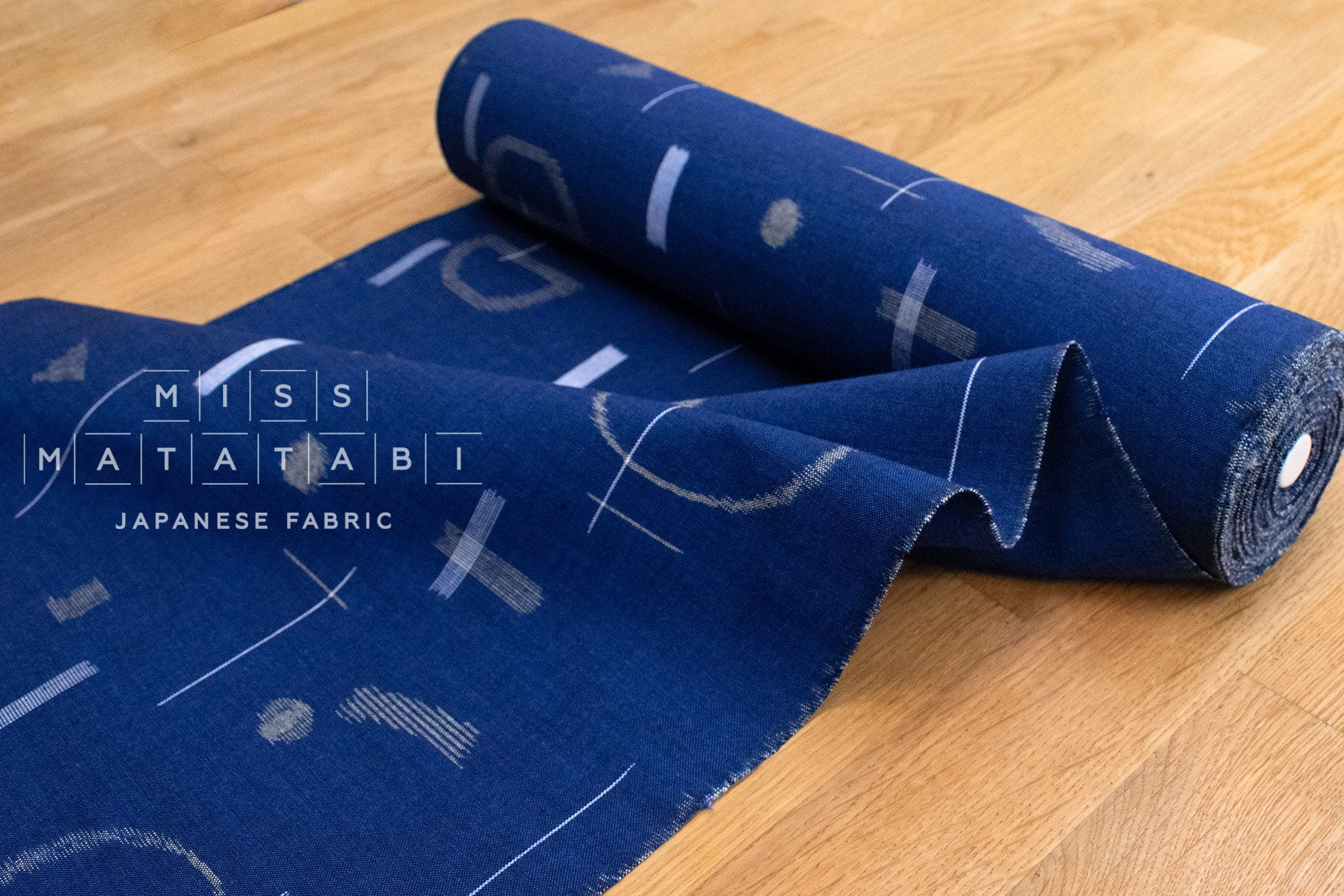 Shokunin Collection Kurume Kasuri Geo - 50cm