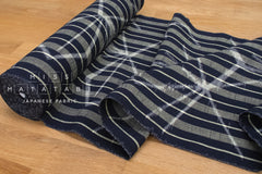 Shokunin Collection Kurume Kasuri Aizome Stripe Asanoha - 50cm