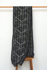 Shokunin Collection Kurume Kasuri Aizome Stripe Asanoha - 50cm