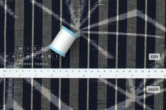 Shokunin Collection Kurume Kasuri Aizome Stripe Asanoha - 50cm