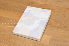 Shokunin Collection Hand-printed Chusen Japanese Tenugui Fabric - Year of the Dragon 2024 - Peony Dragon - pink, blue - 50cm