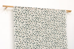 DEADSTOCK Japanese Fabric Bubbles Ripple Lawn - green - 50cm