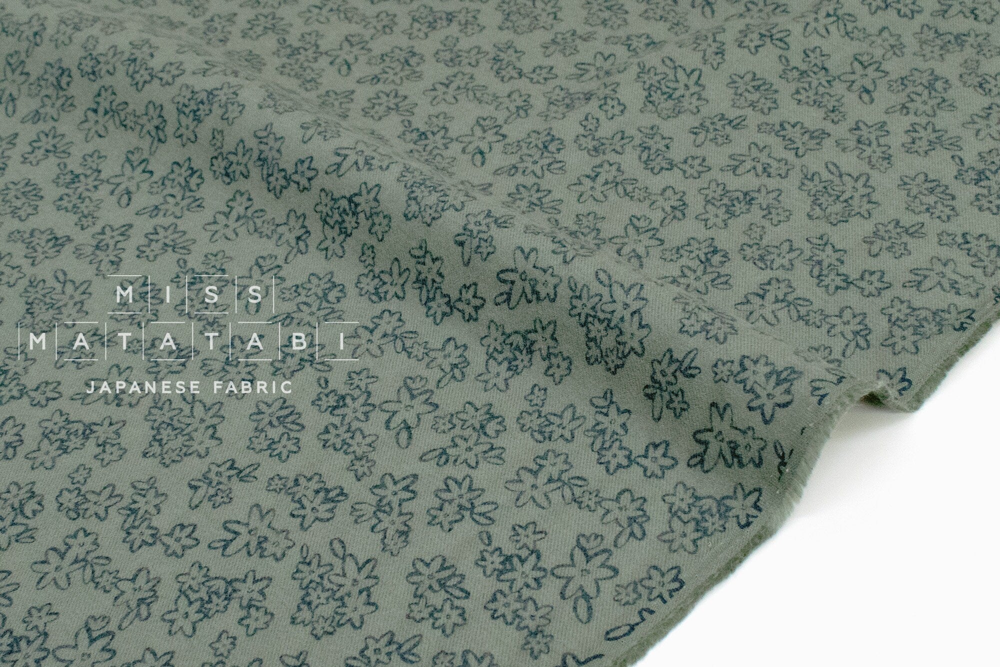 DEADSTOCK Japanese Fabric Mally - D - 50cm