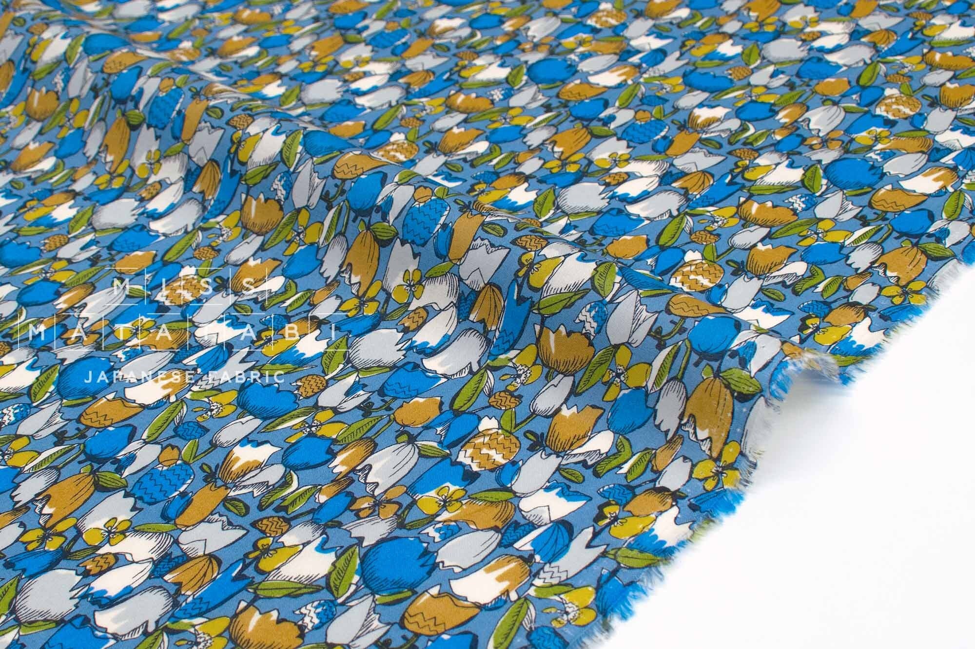 DEADSTOCK Japanese Fabric Callista - C - 50cm