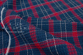 DEADSTOCK - Japanese Fabric Yarn-Dyed Waffle Plaid - 50cm