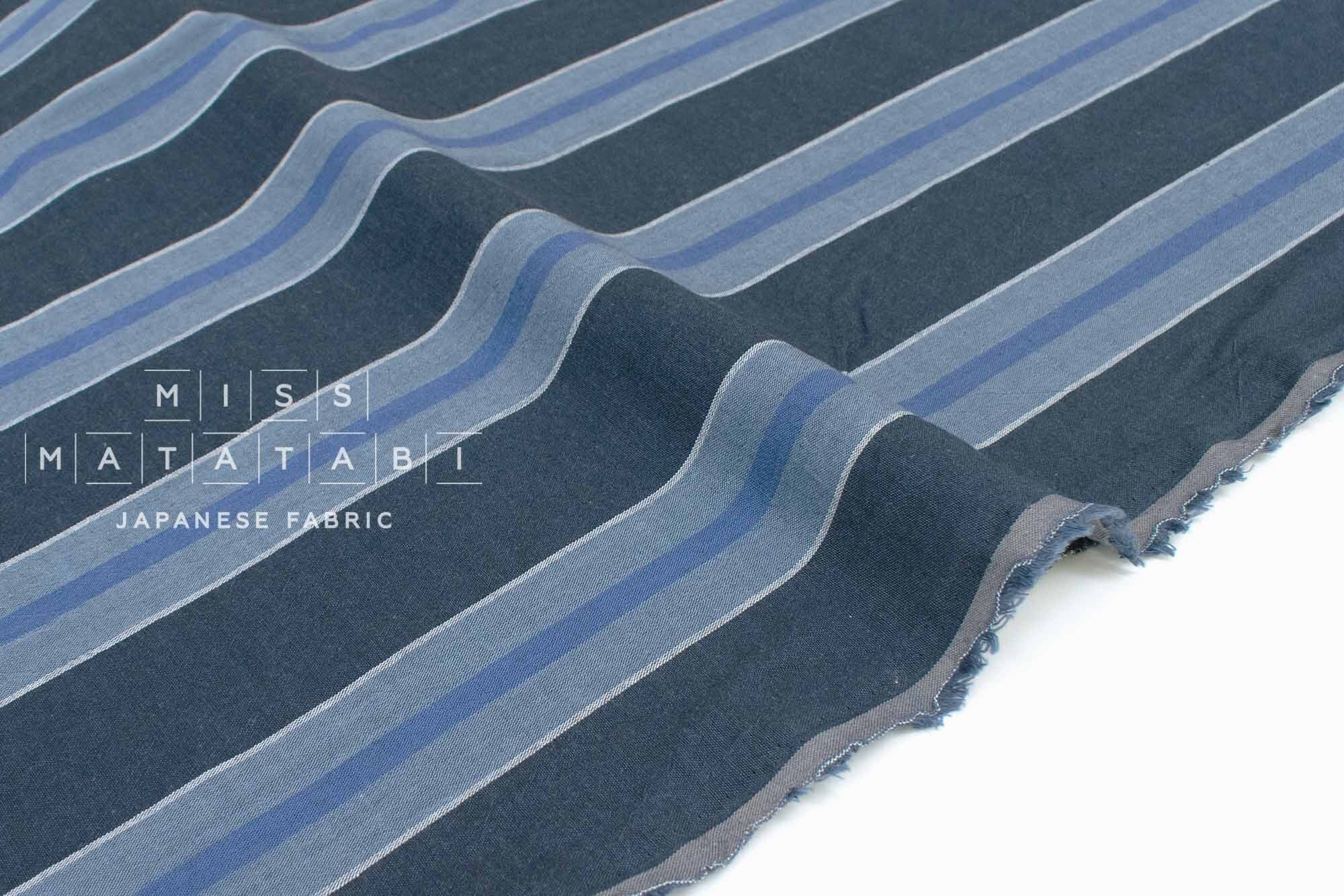 DEADSTOCK Japanese Fabric Yarn Dyed Cotton Collection - 7 - 50cm