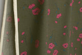 Japanese Fabric Hokkoh Poppies Brushed Cotton - C - 50cm