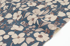 Japanese Fabric Growth Linen Blend - E - 50cm