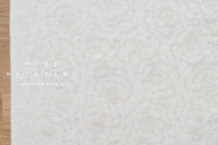 Japanese Fabric Textured Voile - floral - A - 50cm