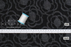 Japanese Fabric Textured Voile - floral - B - 50cm