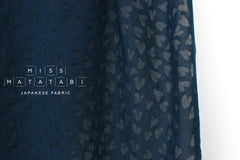 Japanese Fabric Textured Voile - Hearts - E - 50cm