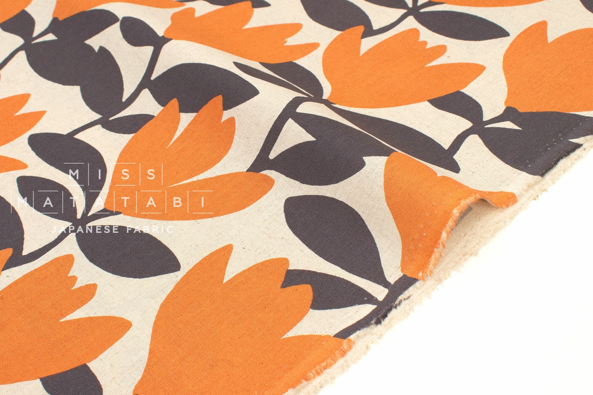 Japanese Fabric Canvas Elyse Flowers - A - 50cm