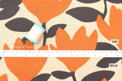 Japanese Fabric Canvas Elyse Flowers - A - 50cm