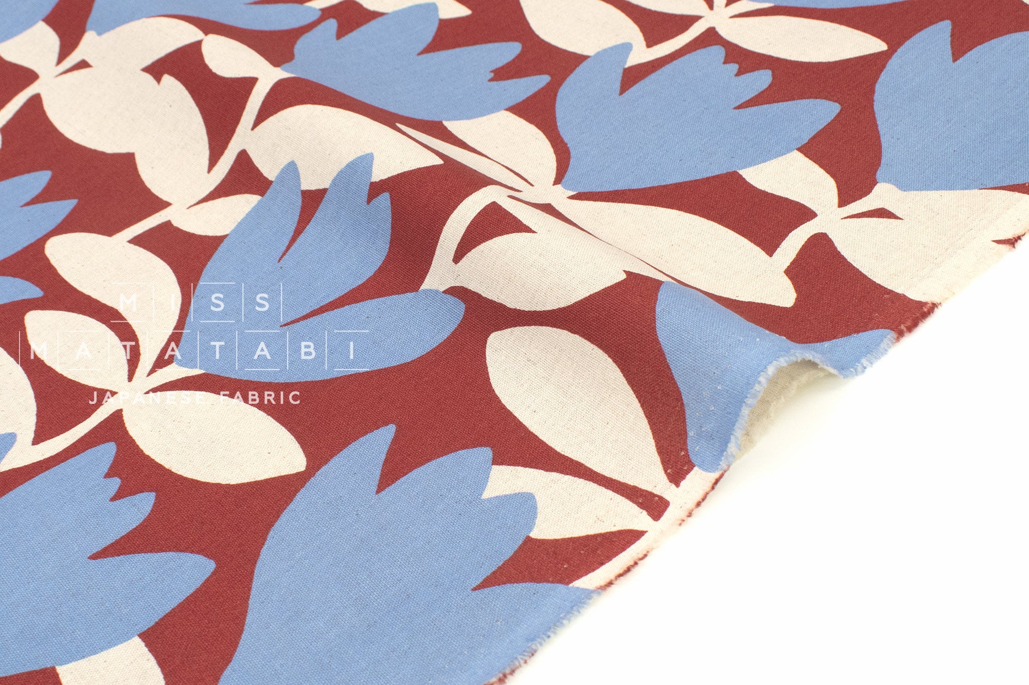 Japanese Fabric Canvas Elyse Flowers - C - 50cm