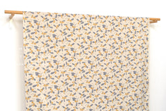 Japanese Fabric Winter Berries Linen Blend - B - 50cm