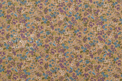 Japanese Fabric Corduroy Allie Floral - B - 50cm