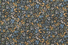 Japanese Fabric Corduroy Allie Floral - E - 50cm