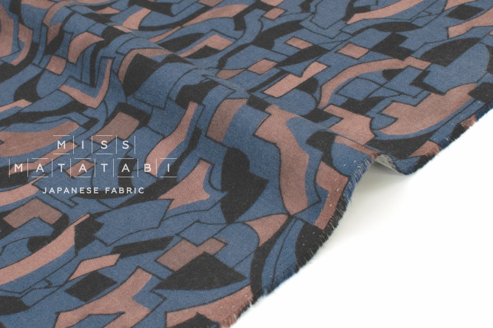 Japanese Fabric Salka Brushed Cotton - E - 50cm